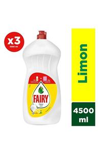 Fairy 3x1500 ml Sıvı Bulaşık Deterjanı Limon