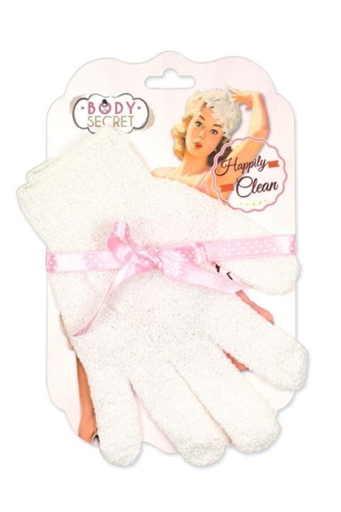 Bodysecret Vücut Peeling Eldiven Beyaz