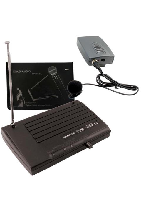 OEM Gold Audıo Fv-302 Vhf Tek Yaka Elsiz Mikrofon