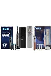 OralB Genius X 20000 Luxe Edition Anthracite Grey/ Geniusx Rose Gold Artificial Intelligence Sevgili Seti