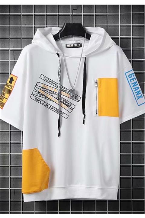 WEST BULLS WHİTE X OVERSIZE UNISEX  PAMUK T-SHIRT