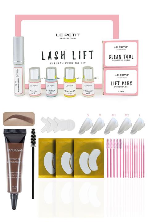 Le Petit Professional Le Petıt® Kirpik Lifting, Lash Lift, Kaş & Kirpik Perma Seti (full) Ve Jel Kaş Boyası Chocalate