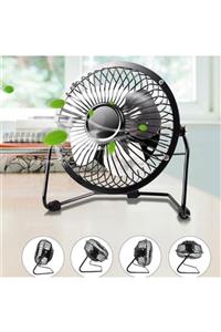 pazariz  Usb Fan Usb Vantilatör Usb Mini Fan Masaüstü Taşınabilir Metal