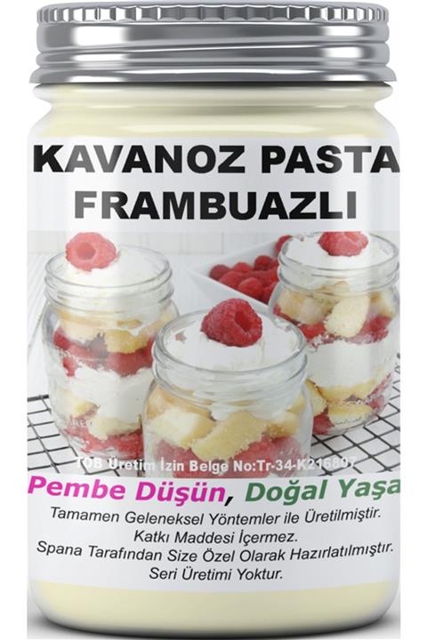 SPANA Kavanoz Pasta Frambuazlı Ev Yapımı Katkısız 330gr