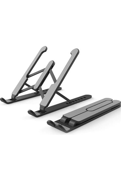Optima Yeni Nesil Taşınabilir Laptop Macbook Ve Tablet Standı - Dayanıklı Sert Plastik