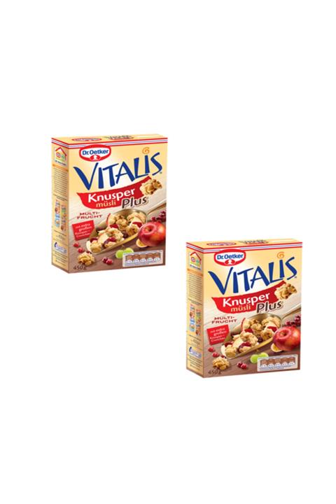 Dr. Oetker Vitalis Multi Meyveli Çıtır Müsli 2'li Paket