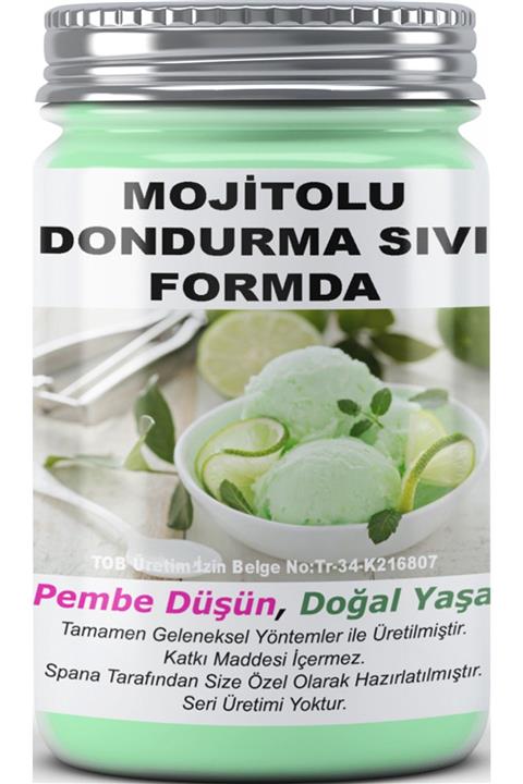 SPANA Mojitolu Dondurma Sıvı Formda Ev Yapımı Katkısız 330gr