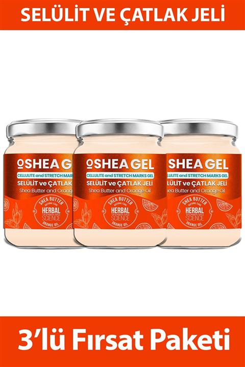 Herbal Science Oshea Selülit Ve Çatlak Jeli Üçlü Paket