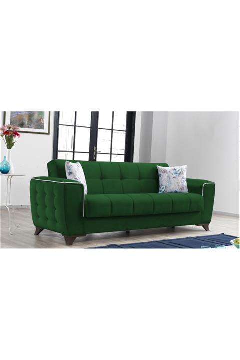 ipek mobilya Zen 3 Lü Kanepe Yeşil 1965