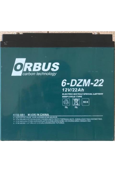 ORBUS 12 Volt 22 Amper Deep Cycle Elektrikli Motosiklet Aküsü