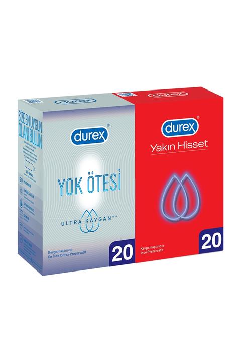 Durex Yok Ötesi Ultra Kaygan 20'li Prezervatif