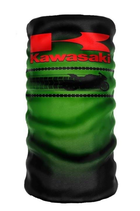 ema Kawasaki Tlı 24x50cm Motorcu Bisikletci Buff Boyunluk Bandana Rüzgarlık Bere