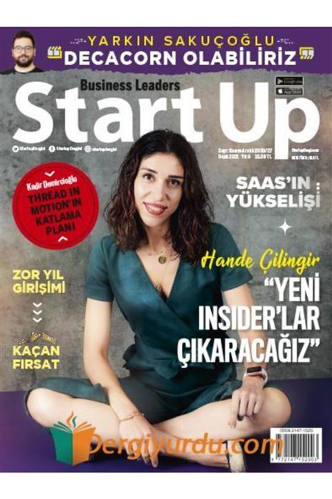 Doğan Burda Dergi Yayıncılık Start Up Dergisi Kasım Aralık 2020