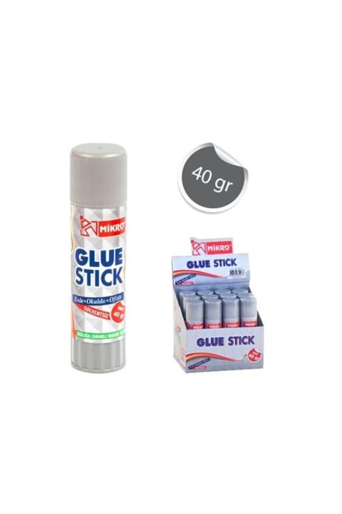 Mikro Gs-40 Stick Yapıştırıcı Solventsiz 40 Gram (12 Li Kutu)