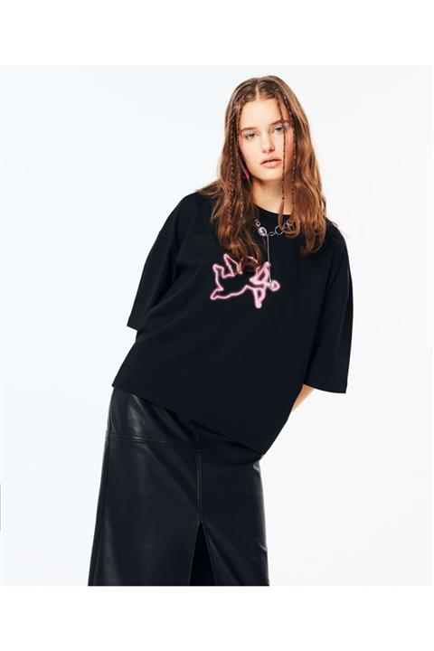 Twist Grafik Baskılı T-shırt