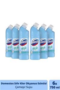 Domestos Okyanus Esintisi Sıfır Klor Çamaşır Suyu 675 ml - 6'lı Paket