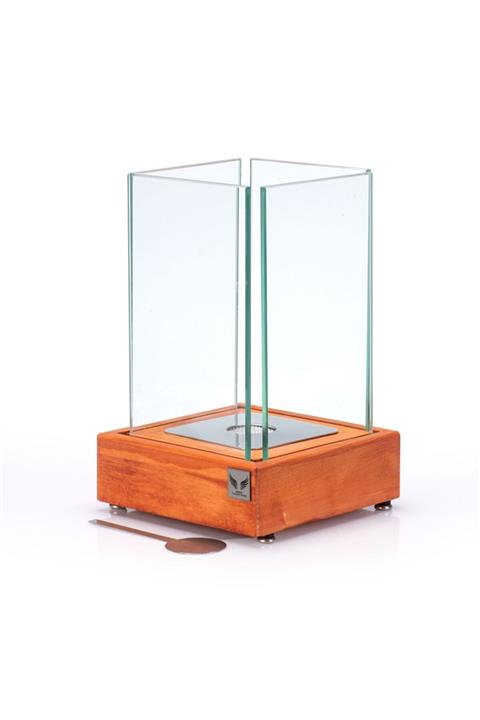 OTAGG Otagg Bioethanol Koyu Ahşap Kare Mini Şömine