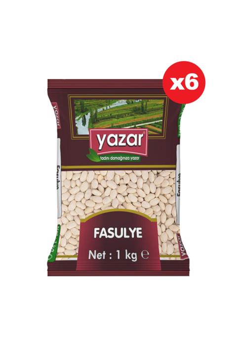YAZAR Kuru Fasulye 1 Kg X 6 Paket