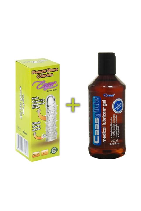 cabsglide Medikal Kayganlaştırıcı Jel 250 ml Ve Eager Zevk Kılıfı