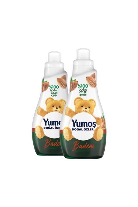 Yumoş Extra Konsantre Yumuşatıcı Kiraz Çiçeği & Badem 1200 ml 50 Yıkama - 2'li Paket