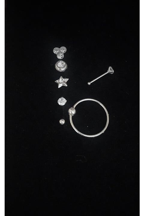 Erer Gümüş Gümüş 6 Adet Burun Hızması