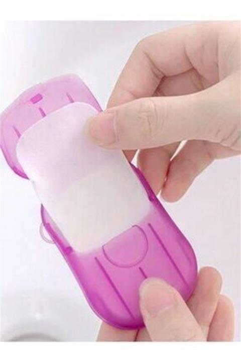 Roselicious Mor Kağıt Sabun 1 Paket 20 Yaprak