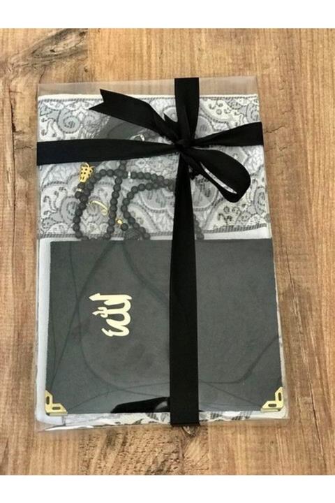 Çapa Home Seccade 3 Parça 1 Yasini Şerif 1 Seccade 1 Tespih Siyah