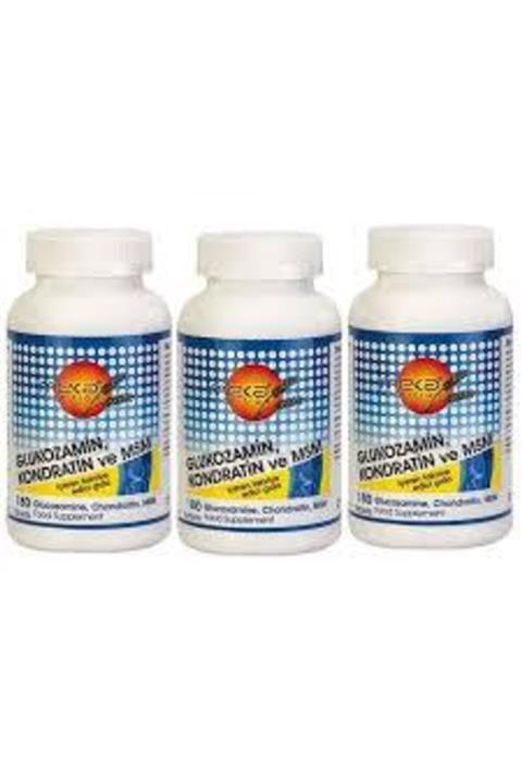 Meka Nutrition Glucosamin Kondratin Msm 180 Tablet 3 Kutu