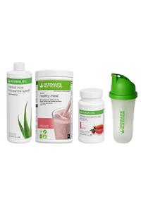 Herbalife Başlangıç Seti 16 1 Ahududu Shake xAhududu 50 gr Çay x Aloe Konsantre İçecek x Shaker