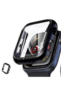 Cimricik Apple Watch 44 Mm 360 Derece Koruyucu Kılıf + Temperli Cam Ekran Koruyucu