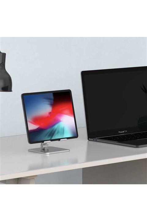 Apple Ipad 3 Şık Tasarım Masa Üstü Tutucu Ayarlanabilen Premium Kalite Src