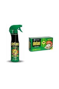 Detan Maxi Böcek Ilacı 250ml + Hamam Böceği Yemi 3 Ay Etkili Kokusuz 6 lı Kzmprt