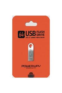 POWERWAY 64 Gb Metal Usb Bellek