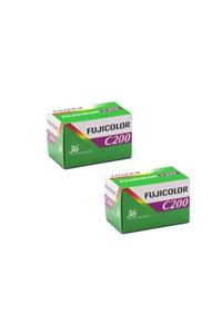 Fujifilm Fujicolor C200 135/36 Ec Negatif Analog Renkli Film 2 Li Paket