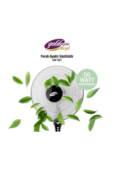 GOLDMASTER Gm-7927 Ferah Ayaklı Vantilatör