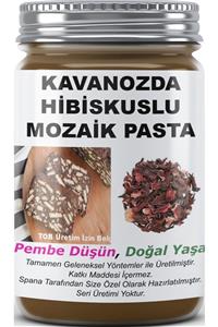 SPANA Kavanozda Hibiskuslu Mozaik Pasta Ev Yapımı Katkısız 330gr