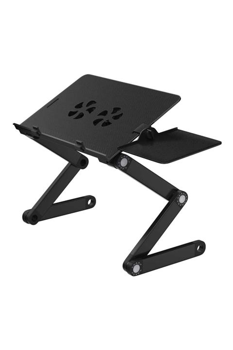 Egonex Laptop Standı Katlanabilir Fanlı Notebook Yükseltici Laptop Altılığı