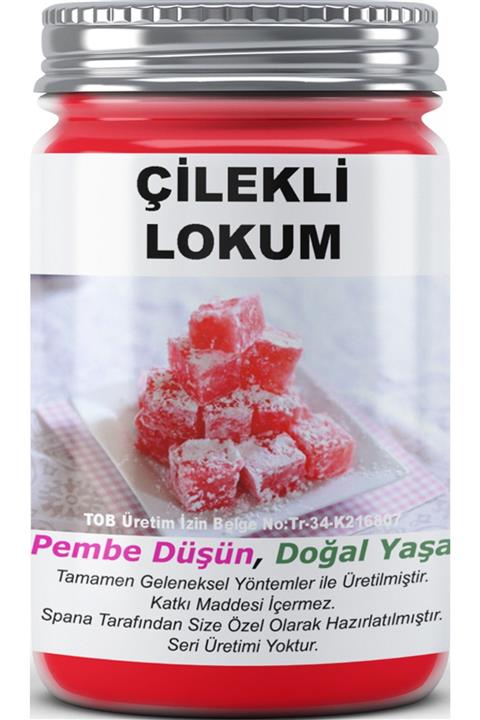 SPANA Çilekli Lokum Ev Yapımı Katkısız 330gr