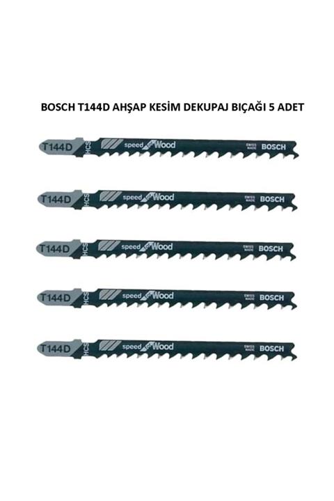 Bosch T 118a Saç Metal Kesme Dekupaj Testere Yedek Bıçak 5 Li
