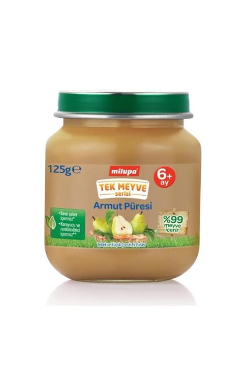 Milupa Tek Meyve Armut Püreli Kavanoz Maması 125 Gr