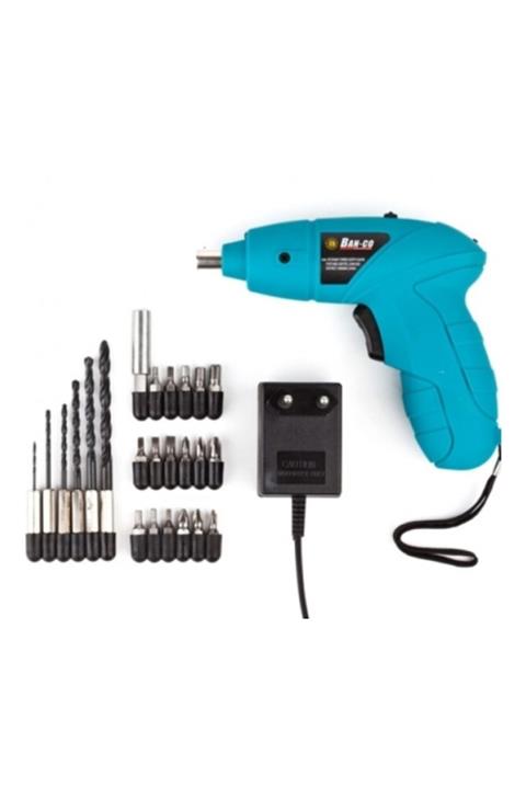 BANCO BN5 Akülü Vidalama 4.8v Kablosuz Vidalama + 26'lı Uç Seti Hediye