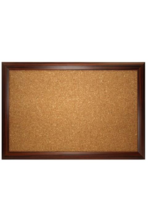 AKYAZI 60x90 cm Safari Ahşap Çerçeveli Mantar Pano