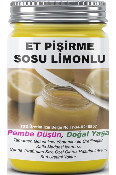 SPANA Et Pişirme Sosu Limonlu Sos Ev Yapımı Katkısız 330gr