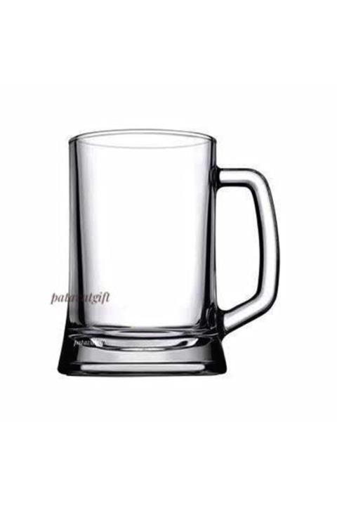 Patavat Kalın Cam Bira Bardağı 2li