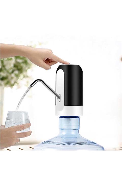 Eksprespazar Yeni Nesil Şarjlı Damacana Su Pompası Paslanmaz Çelik