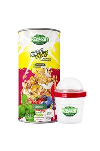 Kaykan Natural Foods Müsli Diyet Az Kalorili Karışım Granola 580gr + Müsli Hazırlama Kabı