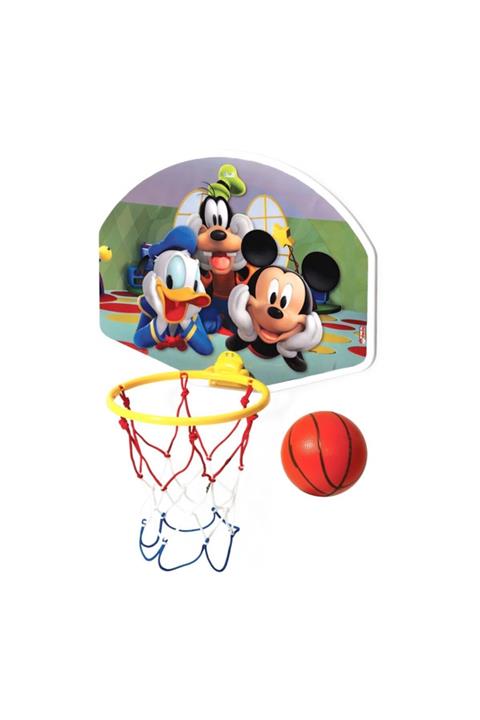 DEDE Yılın Ilk Fırsatları - Mickey Mouse Orta Boy Basket Potası - ™ Beyaz At®