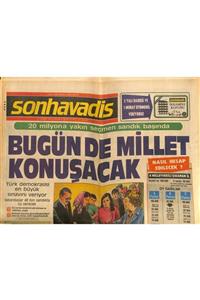 Gökçe Koleksiyon Son Havadis Gazetesi 6 Kasım 1983 - Andropov'un Hasta Olduğu Açıklandı !