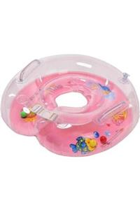 babysharkswim Bebek Boyun Simidi Pembe