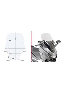 Givi D1166st Honda Forza 125-250 (18-19) Rüzgar Siperlik